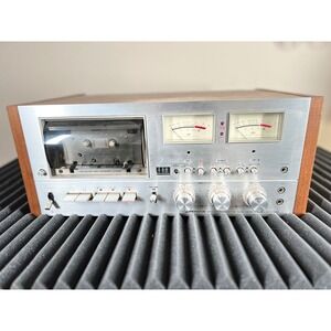 Pioneer CT F9191 Stereo Cassette Deck Tape Player Wood Case Vintage